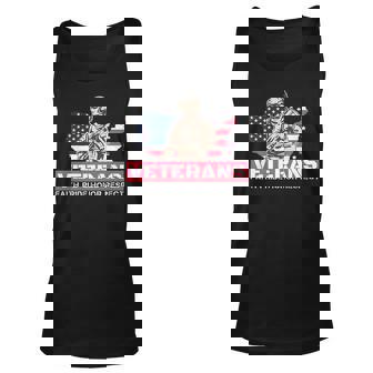 Veterans Faith Pride Honor Respect Patriotic Veteran Unisex Tank Top | Mazezy