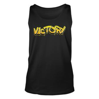 Victory Gymnastics Graffiti Unisex Tank Top - Monsterry