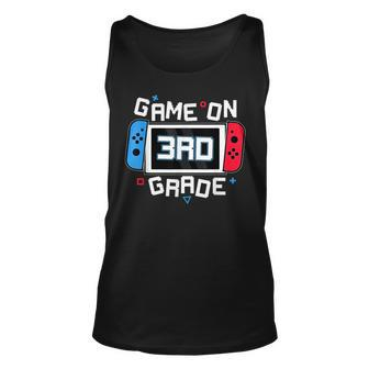 Video Game On 3Rd Gamer Back To School Boys Kids Unisex Tank Top | Mazezy