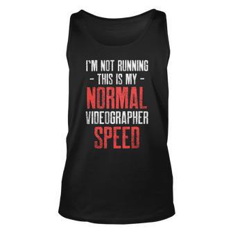 Videographer Running Videography Filmmake Unisex Tank Top - Monsterry AU