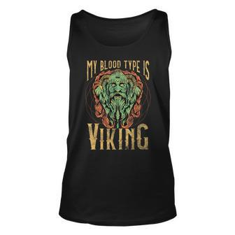 Viking Blood Type Vikings Quotes Humor Sayings Norse Quotes Tank Top | Mazezy