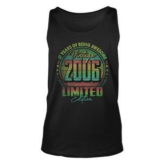 Vintage 2006 Limited Edition 17 Year Old 17Th Birthday Tank Top - Monsterry