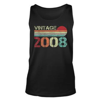Vintage 2008 13 Years Old Boys And Girls 13Th Birthday Tank Top | Mazezy