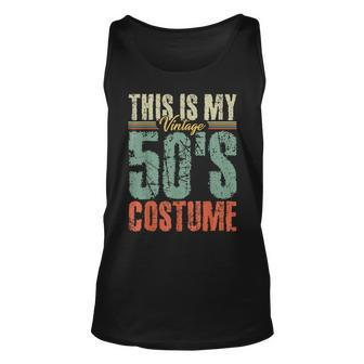 Vintage 50S Costume 50S Outfit 1950S Fashion 50 Theme Party Tank Top | Mazezy