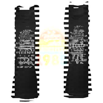 Vintage August 1985 38Th Birthday 38 Years Old Mens August Tank Top | Mazezy