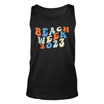 Vintage Beach Week 2023 Summer Vacation Matching Family Unisex Tank Top - Seseable