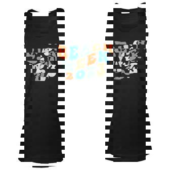 Vintage Beach Week 2023 Summer Vacation Matching Family Unisex Tank Top | Seseable CA