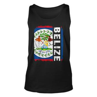 Vintage Belizean Flag Belize Pride Roots Heritage Tank Top - Monsterry UK