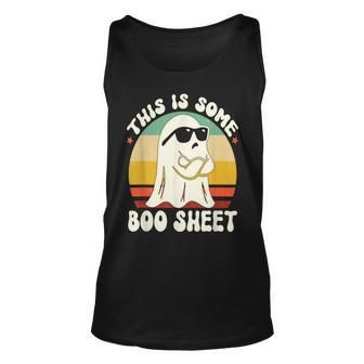 Vintage This Is Some Boo Sheet Halloween Ghost Tank Top | Mazezy