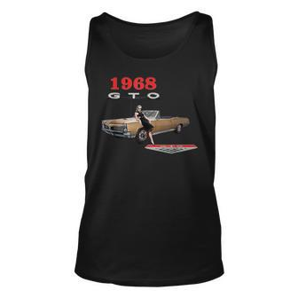 Vintage Cars Classic Cars 1960S 1968 Gto Muscle Cars Cars Tank Top | Mazezy