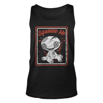 Vintage Horror Squeeze Me Voodoo Doll Horror Horror Tank Top | Mazezy