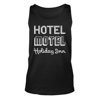 Vintage Hotel Motel Fashion Music Holiday Style Tank Top - Seseable