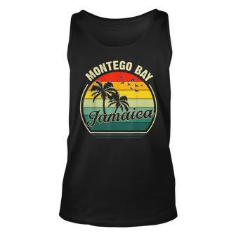 Vintage Montego Bay Beach Jamaica Summer Vacation Sunset Vacation Tank Top | Mazezy