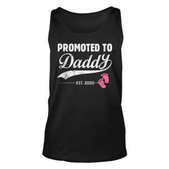 Vintage Promoted To Daddy Its A Girl 2020 New Dad Tank Top | Mazezy