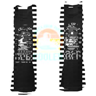 Vintage Retro Welder Dad Like A Regular Dad But Cooler Unisex Tank Top | Mazezy