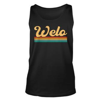 Vintage Retro Welo Dad Grandpa Gifts Grandpa Funny Gifts Unisex Tank Top | Mazezy