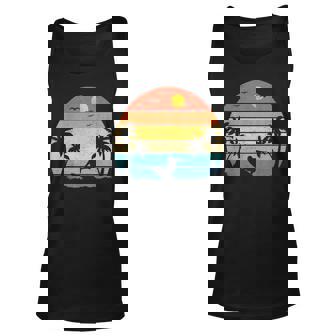 Vintage Surfer Retro Surfing Beach Surf Surfing Funny Gifts Unisex Tank Top | Mazezy