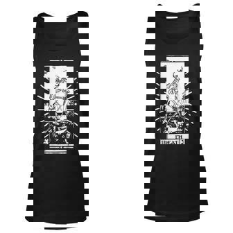 Vintage Tarot Card T Death Card Occult - Tarot Unisex Tank Top - Thegiftio UK