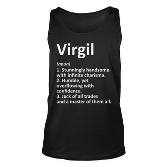 Virgil Definition Personalized Name Birthday Idea Tank Top | Mazezy