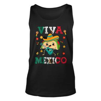 Viva Mexico Independence Day Pride Mexican Tacos Fiesta Tank Top | Mazezy