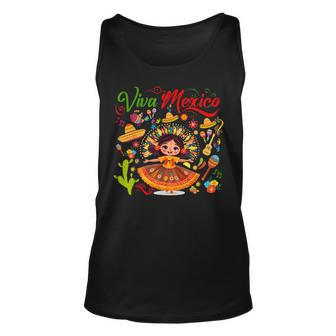Viva Mexico Mexican Independence Day I Love Mexico Tank Top | Mazezy