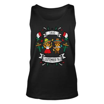 Viva Mexico September 16 1810 Mexican Independence Day Tank Top | Mazezy