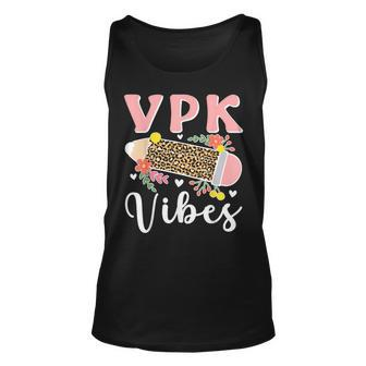 Vpk Vibes First Day Of Vpk Back To School Unisex Tank Top - Monsterry
