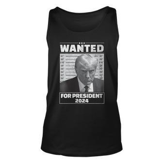 Wanted For President 2024 Trump Hot Tank Top - Seseable
