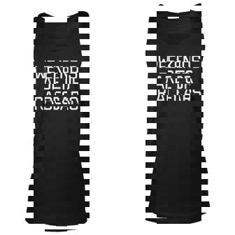 Weekends Are For Racecars Funny Car Lovers Gifts Race Car Unisex Tank Top | Mazezy