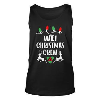 Wei Name Gift Christmas Crew Wei Unisex Tank Top - Seseable