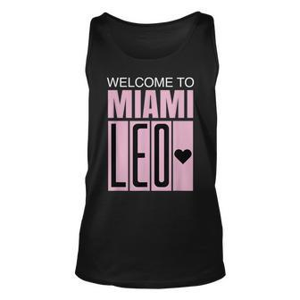 Welcome To Miami Leo 10 Goat For Goat Lovers Tank Top | Mazezy