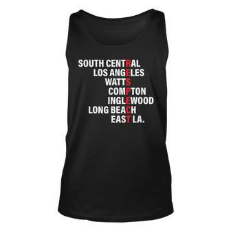 West Side Respect Los Angeles Watts Compton Long Beach Tank Top - Monsterry CA