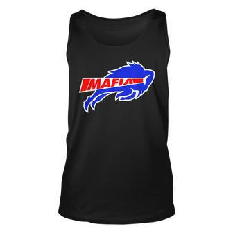 Western New York Pride Blue And Red Buffalo Tank Top - Seseable
