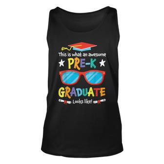 What An Awesome Prek Graduate Looks Like 2023 Graduation Unisex Tank Top | Mazezy
