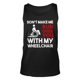 Wheelchair Handicapped Amputee Disabled Veteran Unisex Tank Top - Monsterry