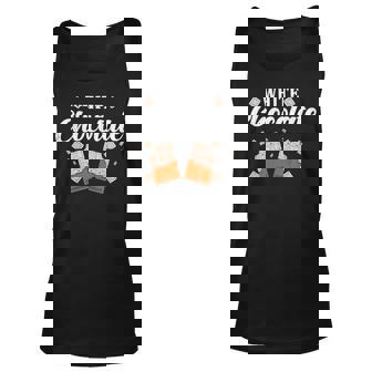 White Chocolate Funny Food Lover Eater Graphic Unisex Tank Top - Thegiftio