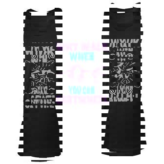 Why Walk When You Can Cartwheel Gymnastics Gymnast Unisex Tank Top - Monsterry
