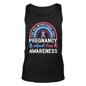 We Will Never Forget You Pregnancy Infant Loss Awareness Tank Top - Seseable