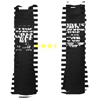 World Okayest Uncle - Funny Uncle Unisex Tank Top | Mazezy