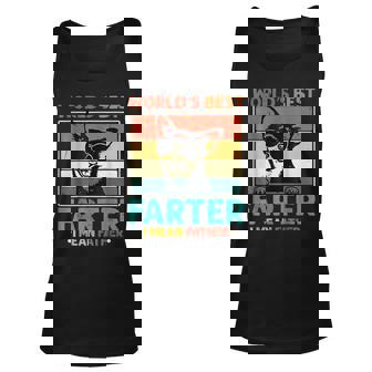 Worlds Best Farter I Mean Father Dog Dad Unisex Tank Top - Thegiftio UK
