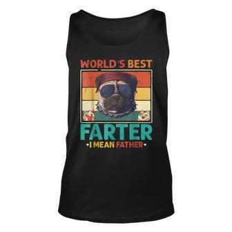 Worlds Best Farter I Mean Father Best Dad Ever Cat & Dog For Dad Tank Top | Mazezy DE