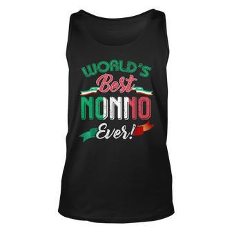 Worlds Best Nonno Ever - Italian Grandfathers Unisex Tank Top | Mazezy