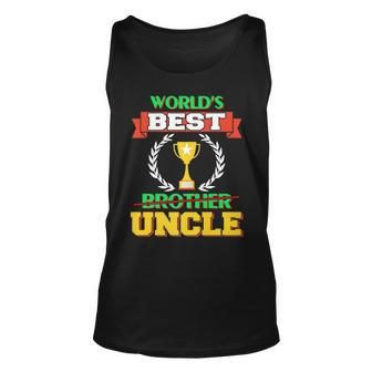 Worlds Best Uncle Uncle Funny Unisex Tank Top | Mazezy CA