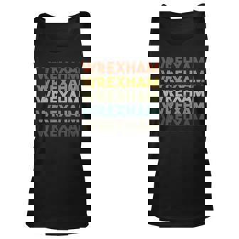 Wrexham Wales Vintage 80S Retro Unisex Tank Top | Mazezy