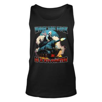 Wtf What The Fuck Is A Kilometer George Washington Tank Top | Mazezy