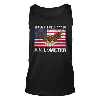 Wtf What The Fuck Is A Kilometer George July 4Th Unisex Tank Top | Mazezy