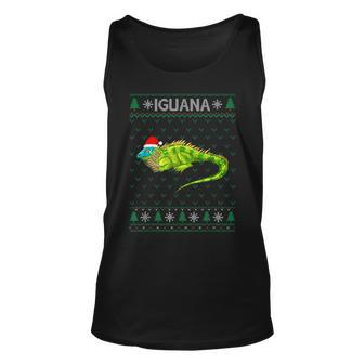 Xmas Iguana Ugly Christmas Sweater Party Tank Top - Monsterry CA
