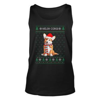 Xmas Welsh Corgi Ugly Christmas Sweater Party Tank Top - Monsterry AU