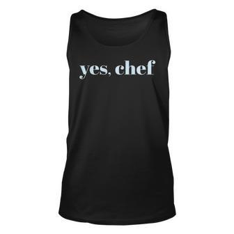 Yes Chef Professional Sous Chef Simple Text Meme Tank Top - Seseable