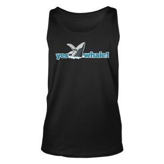 Yes Whale Unisex Tank Top - Monsterry DE